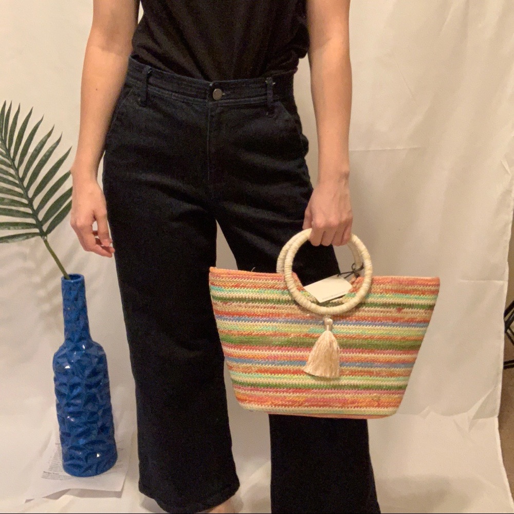Straw handbag